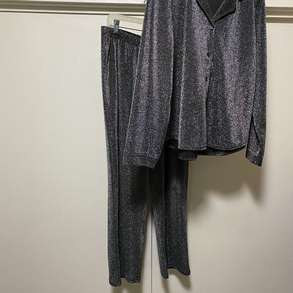 Jessica Simpson 2-piece black/gray sparkly outfit, size XL - Picture 1 of 15